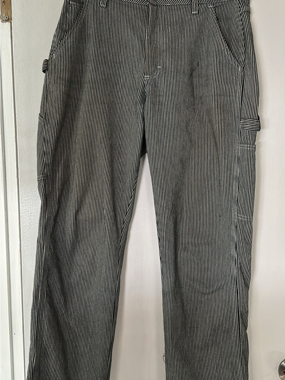 Dickies  Blue & White Stripe Carpenter Pants
